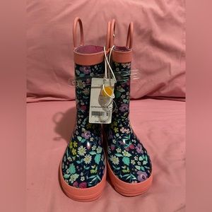 Carter’s Girls Floral Rain Boots, Size 11. New with tags. Never worn.